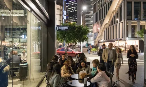 Barangaroo cafe Rivareno ice cream store Sydney