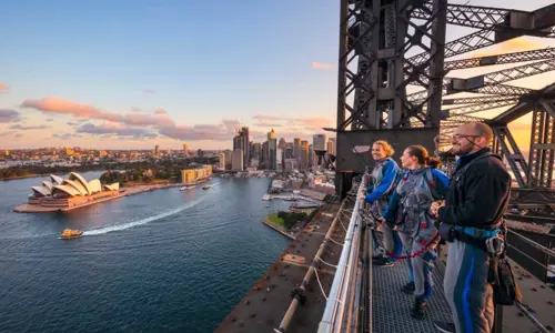 Conference Twilight Bridgeclimb happy people