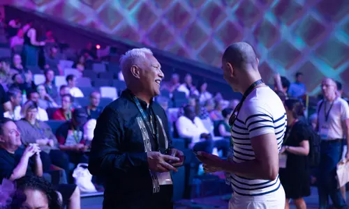 Clients Two People At ICC Conference Room Human Rights Conference