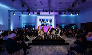 Why Bid With Us Raise Awareness Panel Discussion 360 Stage panel