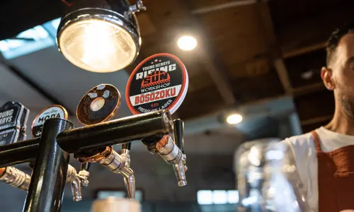 Rising Sun Bosozoku Beer on tap at Young Henrys