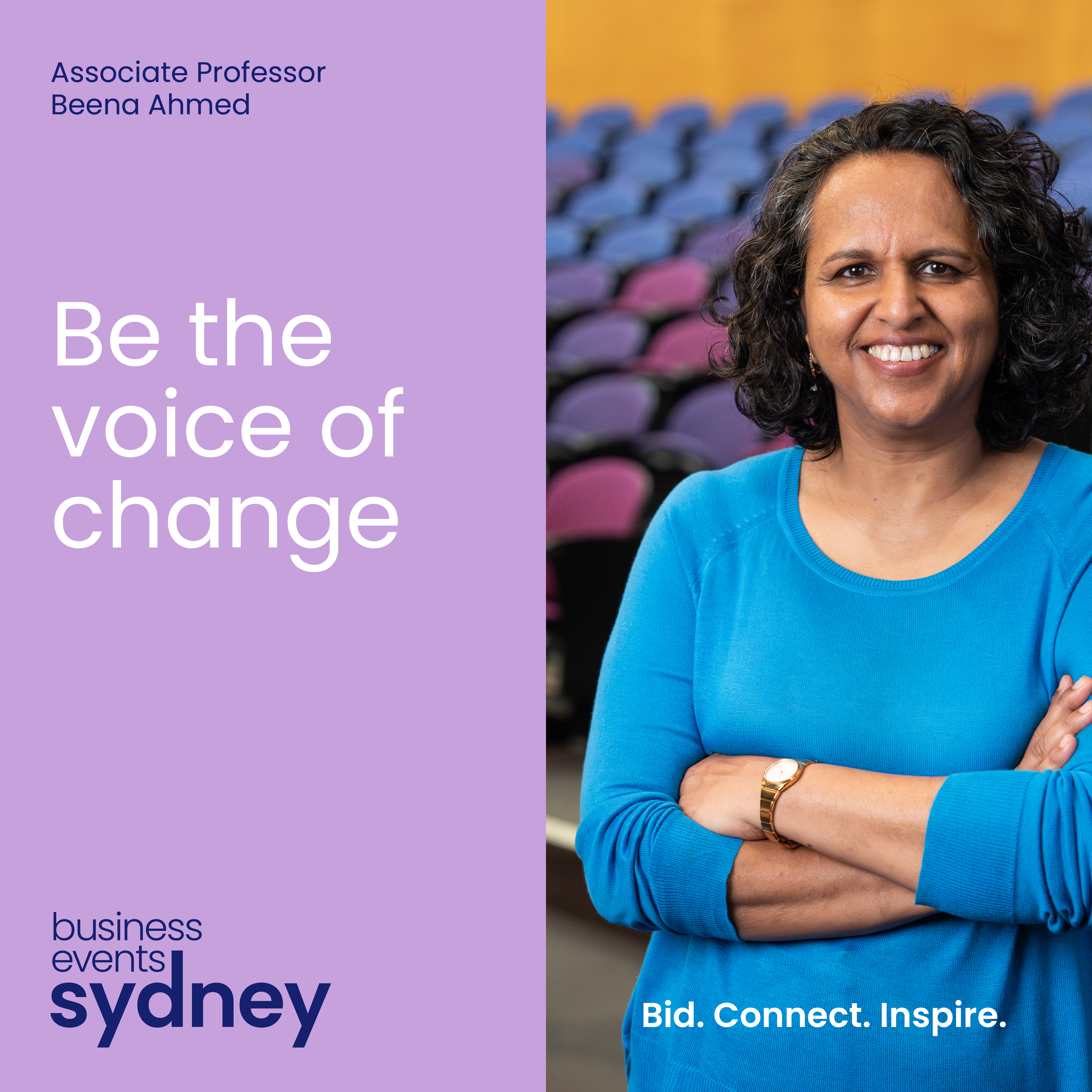 Besydney Bid Leader Beena Ahmed