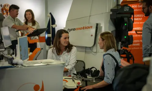 Photo of the Tyromotion stand at the ISPRM World Congress Expo