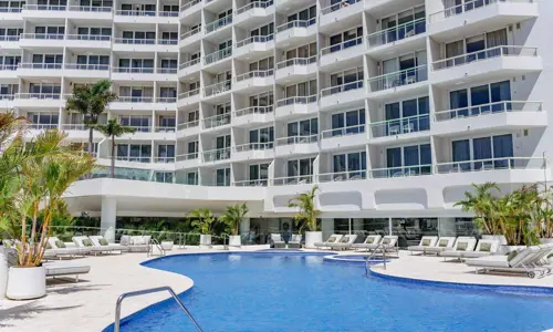 Novotel Sydney Brighton Beach pool view